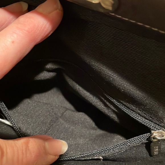 Prune Vintage Leather Wristlet / Small Purse / Clutch / Small Handbag - Picture 5 of 14